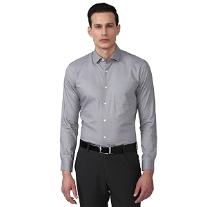 Peter England Mens Slim Fit Shirt