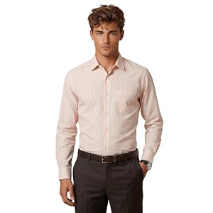 Peter England Mens Slim Fit Full Sleeve