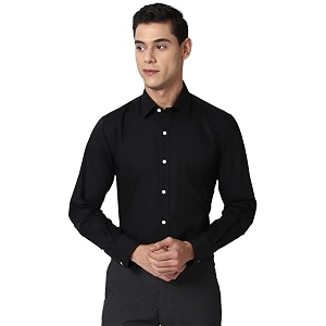 Peter England Mens Cotton Slim Fit Shirt