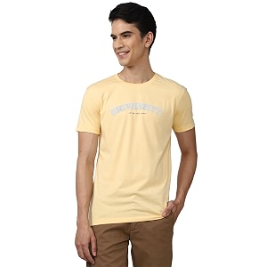 Peter England Mens Slim Fit T-Shirt