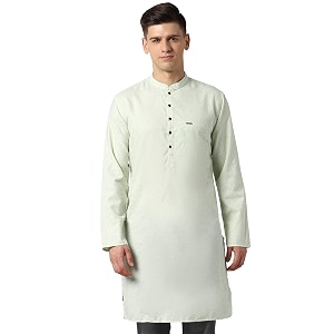 Peter England Mens Slim Fit Tunic Shirt