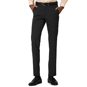 Peter England Mens Slim Work Utility Pants