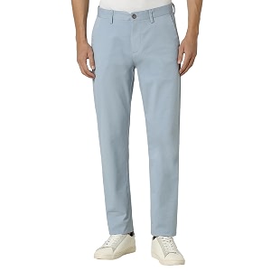 Peter England Mens Slim Fit Mid Rise