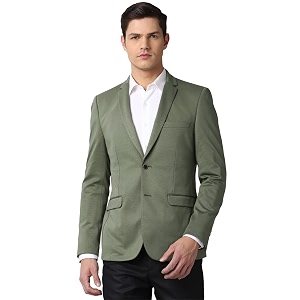 Peter England Mens Slim Blazer