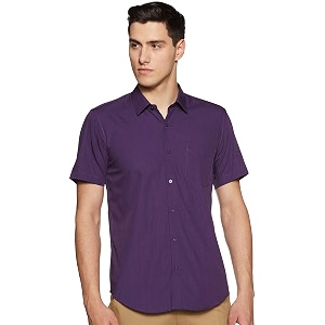 Peter England Mens Slim Fit Formal Shirt