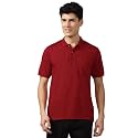 Peter England Men39s Solid Regular Fit Polo