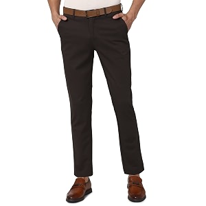 Peter England Mens Western Casual Pants