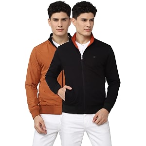 Peter England Men Cotton Blend Standard Length