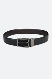 PETER ENGLAND Men Formal Black Genuine Leather