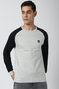 PETER ENGLAND Men Full Sleeve Color Block
