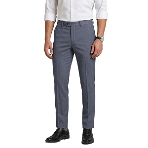 Peter England Men Mid Rise Neo-Slim Formal