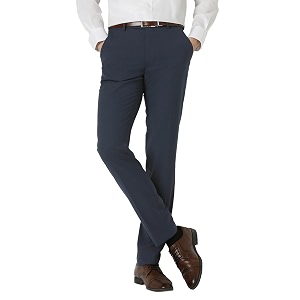 Peter England Men Mid Rise Neo-Slim Formal