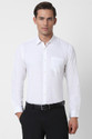 PETER ENGLAND Men Polka Print Formal White