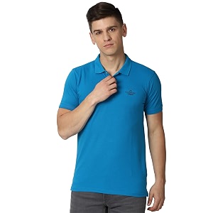 Peter England Mens Slim Fit Polo Shirt