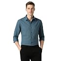 Peter England Men Polycotton Striped Slim Fit