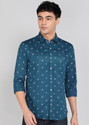 PETER ENGLAND Men Printed Casual Red Shirt