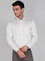 PETER ENGLAND Men Printed Casual White Shirt
