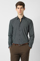 PETER ENGLAND Men Printed Formal Black Shirt