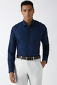 PETER ENGLAND Men Printed Formal Blue Shirt