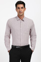 PETER ENGLAND Men Printed Formal Maroon Shirt