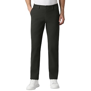 Peter England Mens Regular Fit Mid Rise