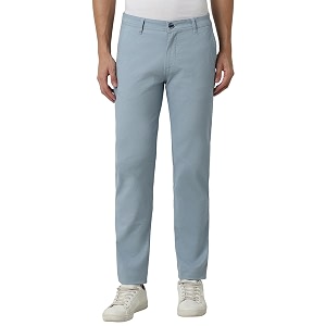 Peter England Men Regular Fit Casual Pants