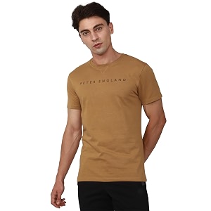 Peter England Men Cotton Blend Regular Fit