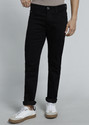 PETER ENGLAND Men Regular Mid Rise Black
