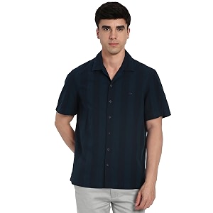 Peter England Mens Casual Half Sleeve Resort