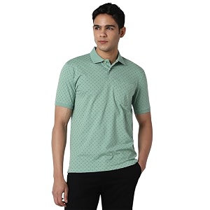 Peter England Mens Cotton Regular Fit All