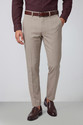 PETER ENGLAND Men Slim Fit Beige Polyester