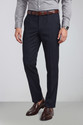 PETER ENGLAND Men Slim Fit Blue Polyester