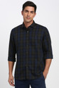 PETER ENGLAND Men Slim Fit Checkered Casual