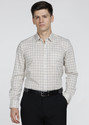 PETER ENGLAND Men Slim Fit Checkered Formal