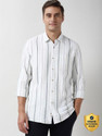 PETER ENGLAND Men Slim Fit Striped Casual