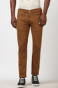 PETER ENGLAND Men Slim Mid Rise Brown