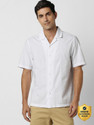 PETER ENGLAND Men Solid Casual White Shirt