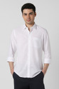 PETER ENGLAND Men Solid Casual White Shirt