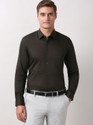 PETER ENGLAND Men Solid Formal Brown Shirt