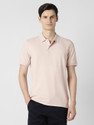 PETER ENGLAND Men Solid Polo Neck Polycotton