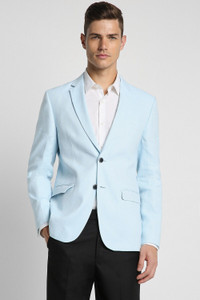 PETER ENGLAND Men Solid Single Breasted Formal
