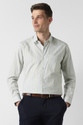 PETER ENGLAND Men Striped Formal Grey Shirt