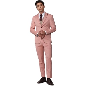 Peter England Men Three Piece Suit
