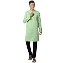 Peter England Men's Cotton Blend Slim Tunic Shirt