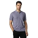 Peter England Perform Mens Asymmetric Print Polo