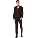 Peter England Polyester Blend Men Brown Three
