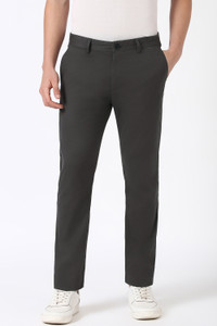 PETER ENGLAND Regular Fit Men Brown Trousers