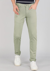 PETER ENGLAND Regular Men White Jeans