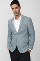 PETER ENGLAND Self Design Single Breasted Casual Men Blazer