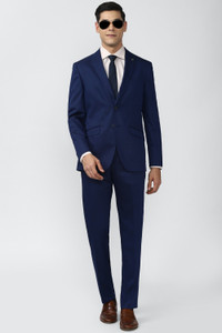 peter england men single breasted - 2 button solid suit